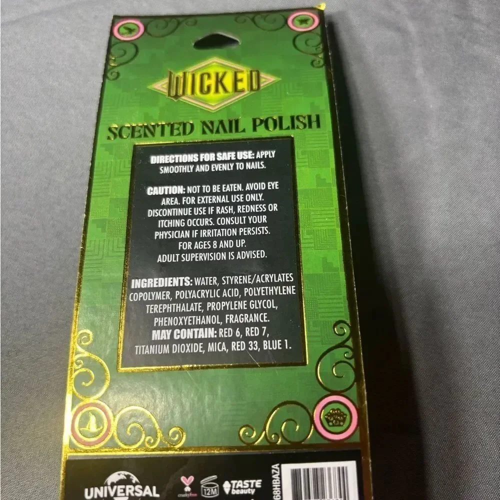 3 pc Wicked Eye Shimmer Crayon and Scented Nail Polishes Set